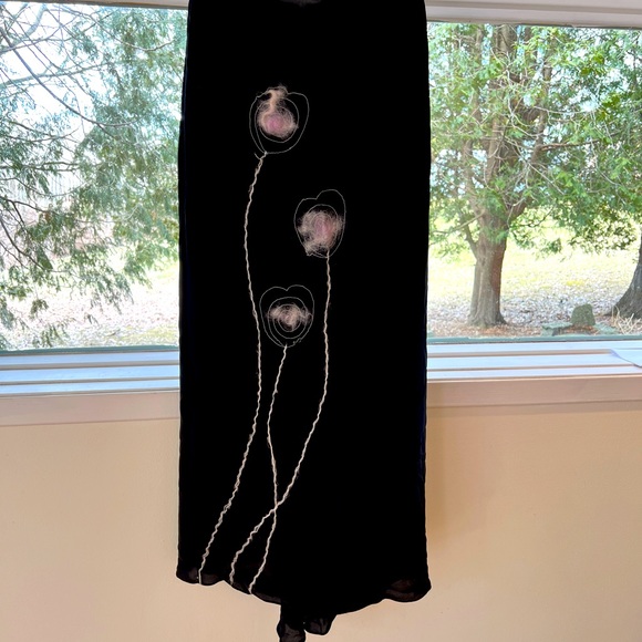 BCBG MaxAziria Maxi 100% Silk Skirt - Picture 3 of 7